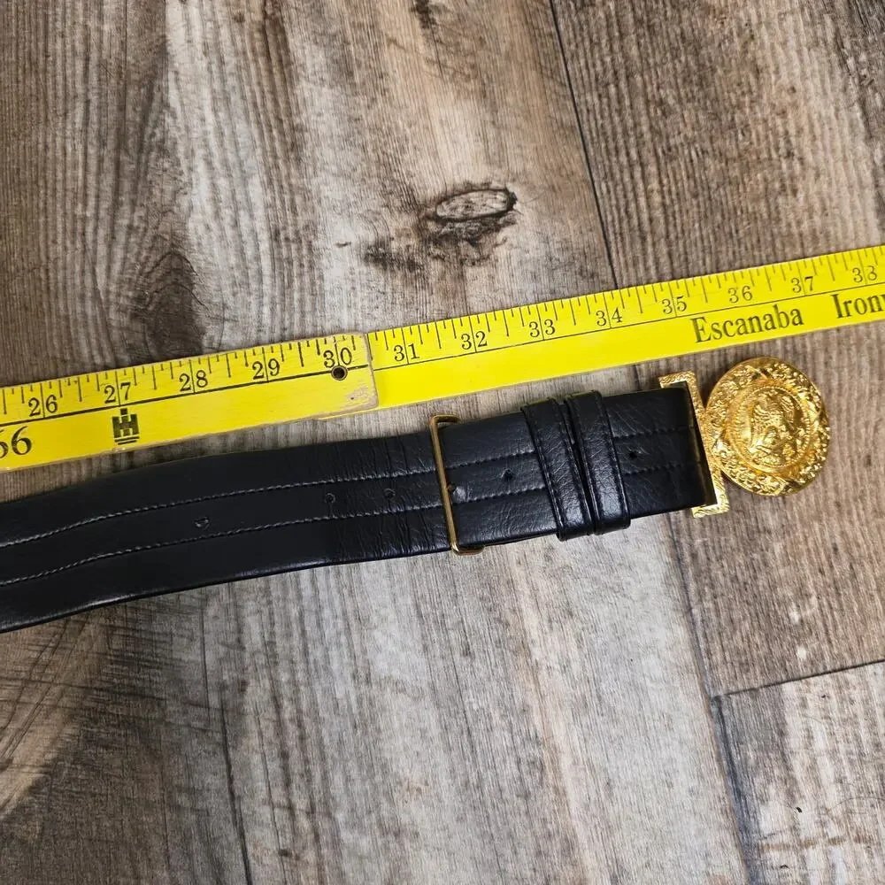 Vintage N.S. Meyer US Navy Officer Sword Belt Buckle Size 34